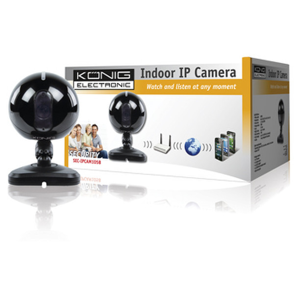 König SEC-IPCAM105 IP security camera Indoor Black