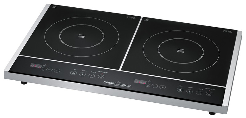 ProfiCook PC-DKI 1035 Tabletop Induction Black,Stainless steel