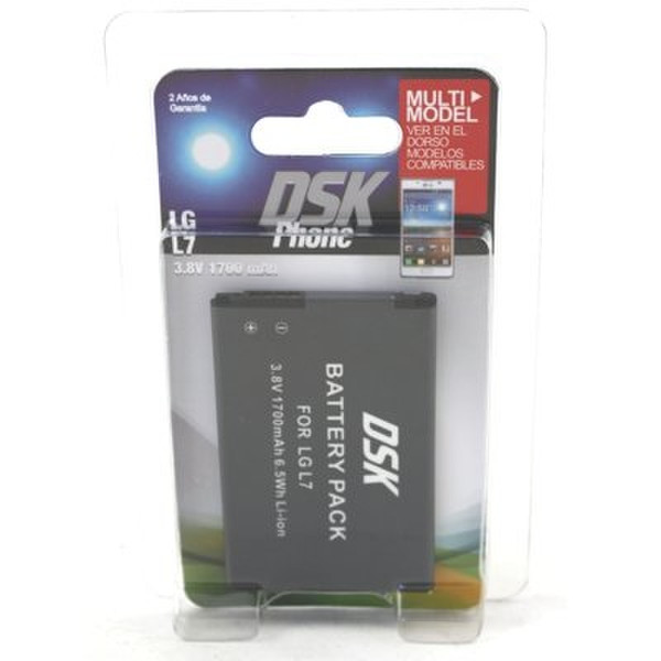 DSK 40215 Lithium-Ion 1700mAh 3.8V rechargeable battery