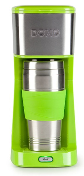 Domo DO440K Drip coffee maker 0.4L Green,Stainless steel coffee maker