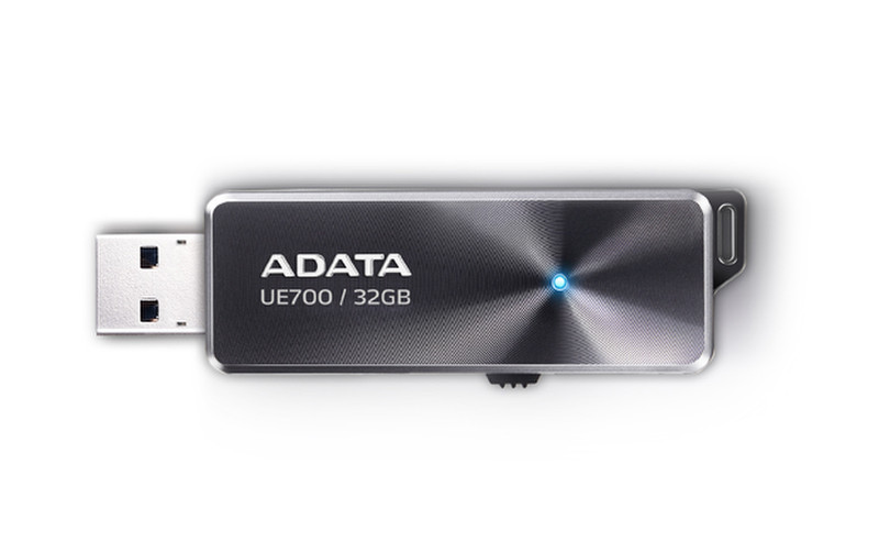 Fujitsu ADATA DashDrive Elite UE700, 32GB 32GB USB 3.0 (3.1 Gen 1) Type-A Black USB flash drive