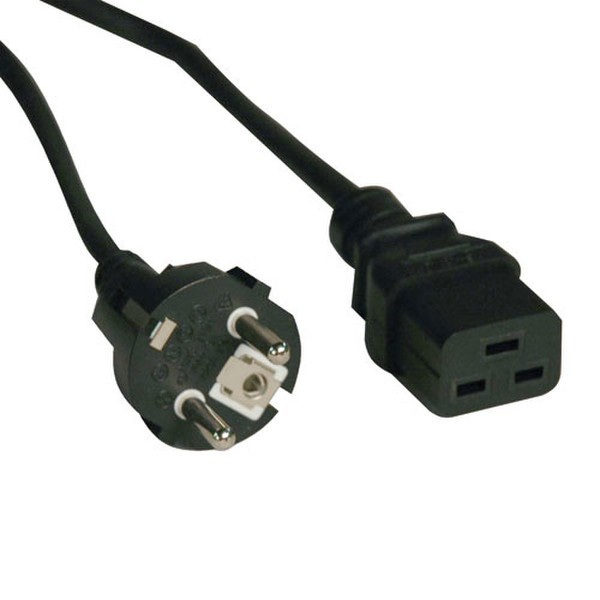 BAFO PCBA-30I-00003M 3m CEE7/7 Schuko C19 coupler Black power cable