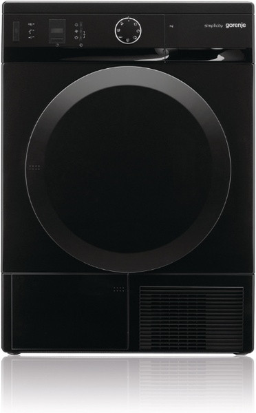 Gorenje D76SY2B Отдельностоящий Фронтальная загрузка 7кг A++ Черный