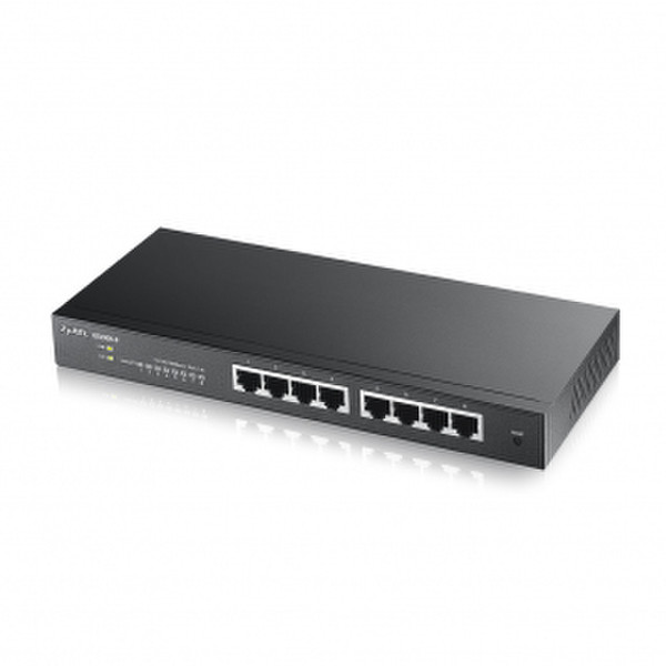 ZyXEL GS1900-8 gemanaged Gigabit Ethernet (10/100/1000) Schwarz Netzwerk-Switch