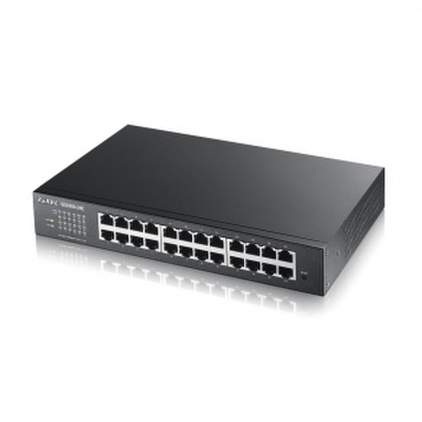 ZyXEL GS1900-24E Управляемый Gigabit Ethernet (10/100/1000) Черный сетевой коммутатор