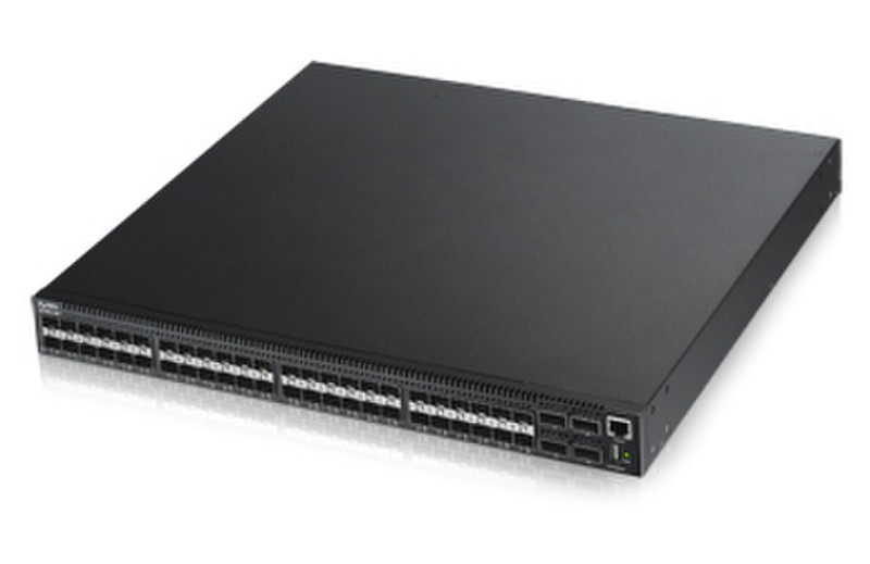 ZyXEL XS3900-48F Управляемый L2 10G Ethernet (100/1000/10000) Power over Ethernet (PoE) Черный сетевой коммутатор