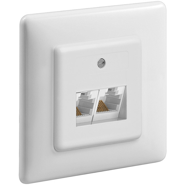 Wentronic 43549 RJ-45 White socket-outlet