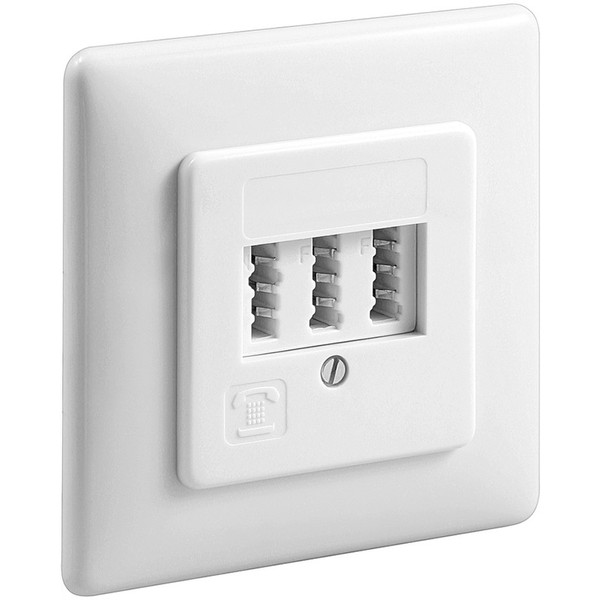 Wentronic 43545 White socket-outlet