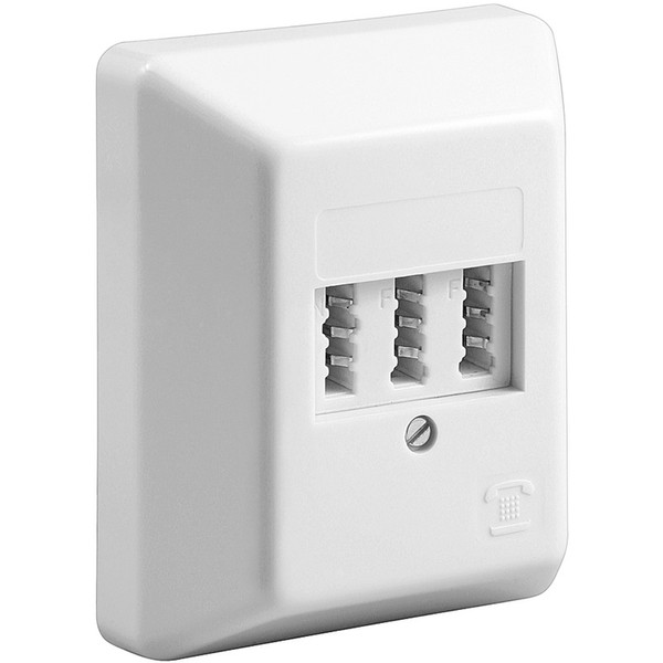 Wentronic 43543 White socket-outlet