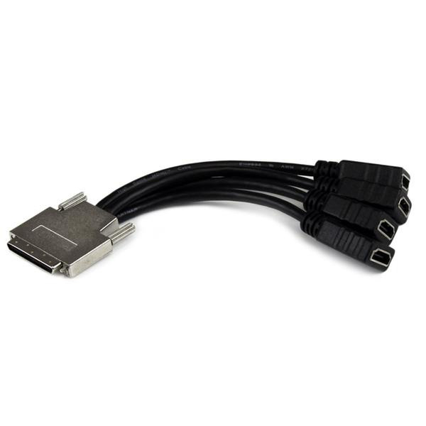 StarTech.com VHDCI24HD 0.22м Черный адаптер для видео кабеля