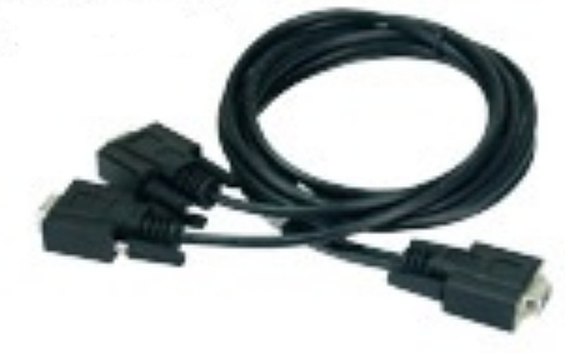 Infortrend DB-9 Y-cable for dual-controller DB9 2xDB9 Черный