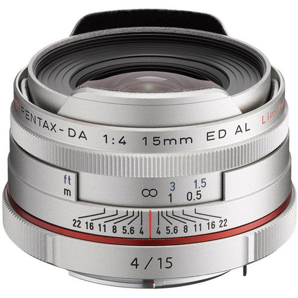 Pentax HD DA 15mm F4 ED AL Limited SLR Wide lens Cеребряный