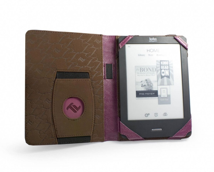 Tuff-Luv G1_46_G Folio Chocolate,Purple e-book reader case