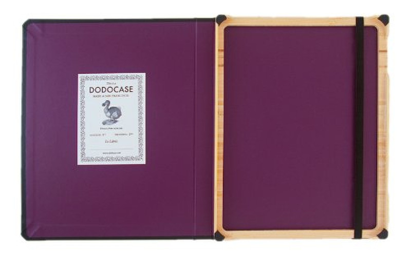 DODOcase IPFL211002 Blatt Schwarz, Violett Tablet-Schutzhülle