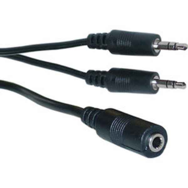 CableWholesale 30S1-35260 0.152m 2 x 3.5mm 3.5mm Black