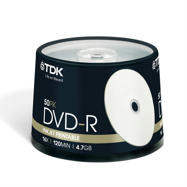 TDK 50 x DVD-R 4.7GB 4.7GB DVD-R 50Stück(e)