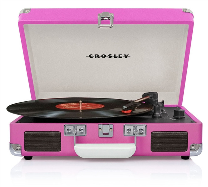 Crosley CR8005A Belt-drive audio turntable Pink