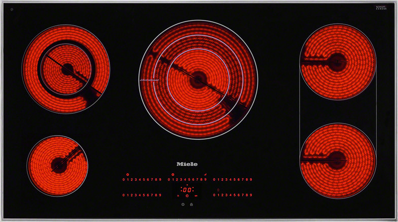 Miele KM 6230 Встроенный Kерамический Черный, Красный плита