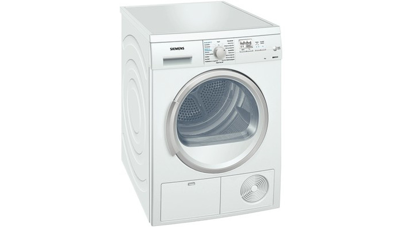 Siemens WT46S52STR freestanding Front-load 8kg C White tumble dryer