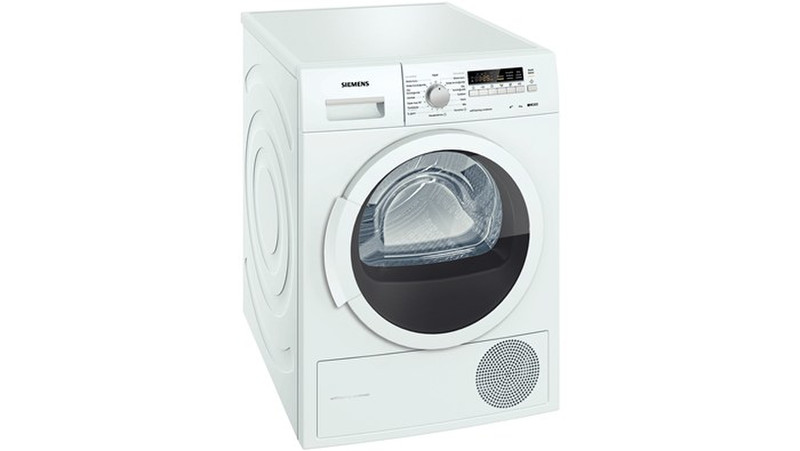 Siemens WT46W260TR freestanding Front-load 8kg A++ White tumble dryer