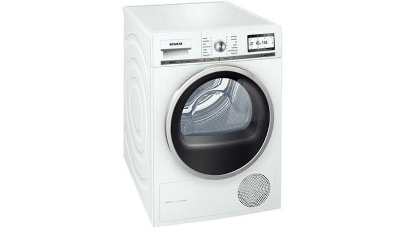 Siemens WT46Y800TR freestanding Front-load 8kg A++ White tumble dryer