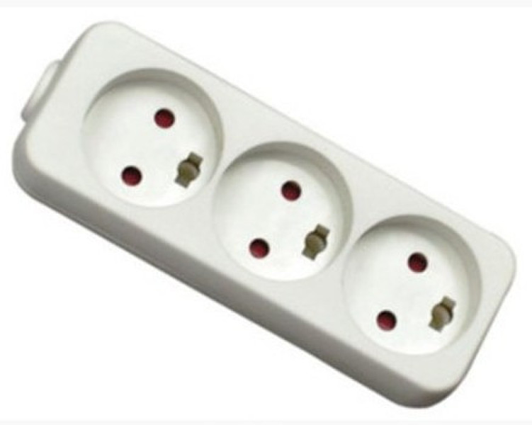 Mercodan 1.5m 3 x EL Indoor 3AC outlet(s) 1.5m White power extension