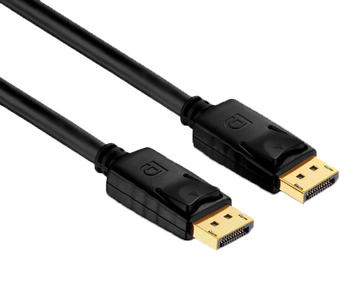 Mercodan 1.0m Displayport - DVI-D 1m DisplayPort DVI-D Black