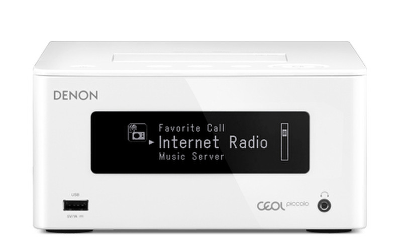 Denon DRA-N5 Ethernet LAN Wi-Fi White digital audio streamer