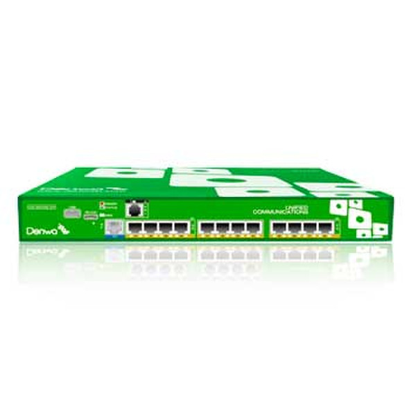 DENWA DWP-M801D L3 Gigabit Ethernet (10/100/1000) Energie Über Ethernet (PoE) Unterstützung 1U Grün Netzwerk-Switch