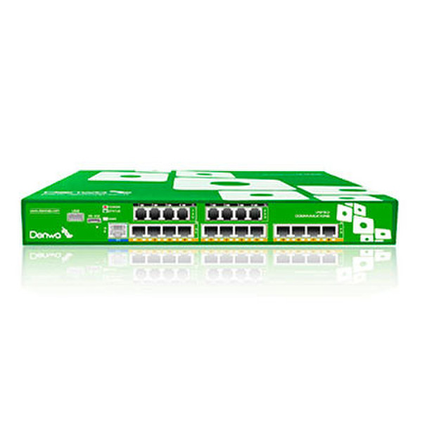 DENWA DWP-M808A L3 Gigabit Ethernet (10/100/1000) Energie Über Ethernet (PoE) Unterstützung 1U Grün Netzwerk-Switch