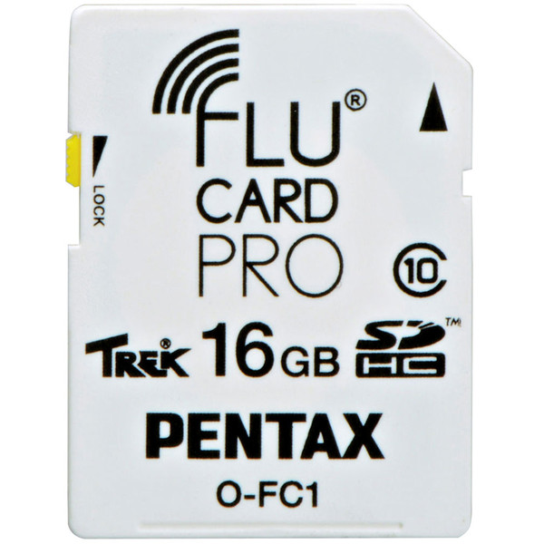 Pentax FluCard PRO 16ГБ SDHC Class 10 карта памяти