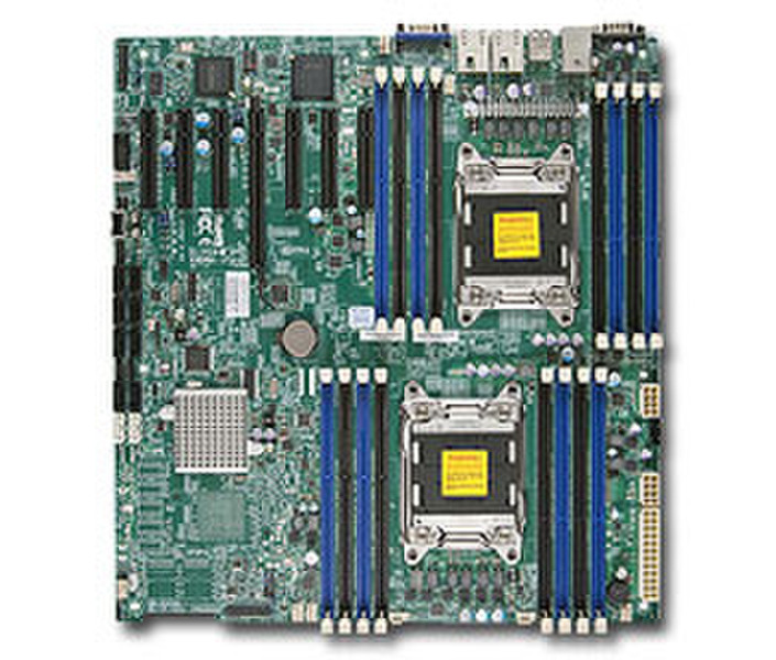 Supermicro X9DRH-iF-NV Intel C602 Socket R (LGA 2011) Расширенный ATX материнская плата для сервера/рабочей станции