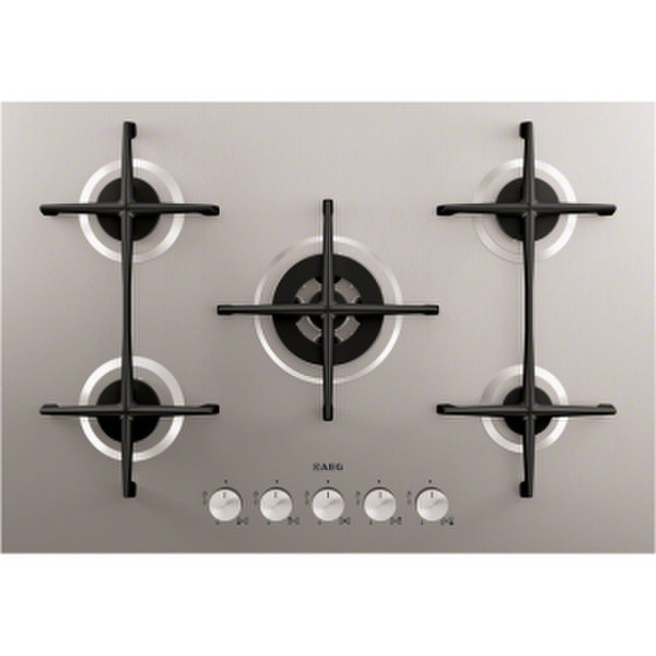 AEG HG755420UM built-in Gas Stainless steel hob