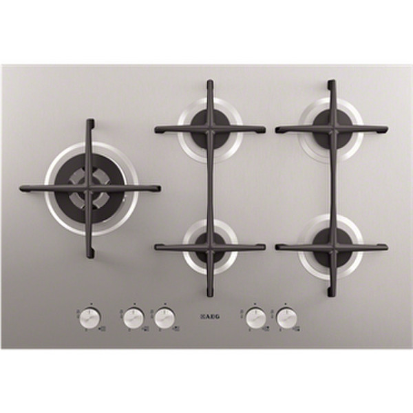 AEG HG755520UM built-in Gas Stainless steel hob