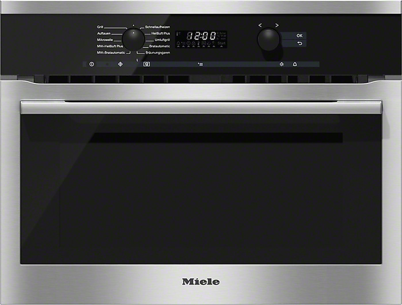 Miele H 6100 BM Electric 43L 2200W Black,Stainless steel