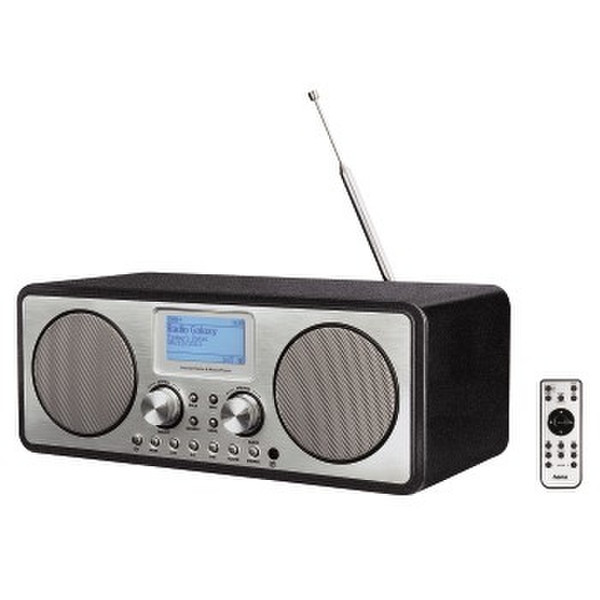 Hama DIR3000 DAB Персональный Цифровой Черный радиоприемник