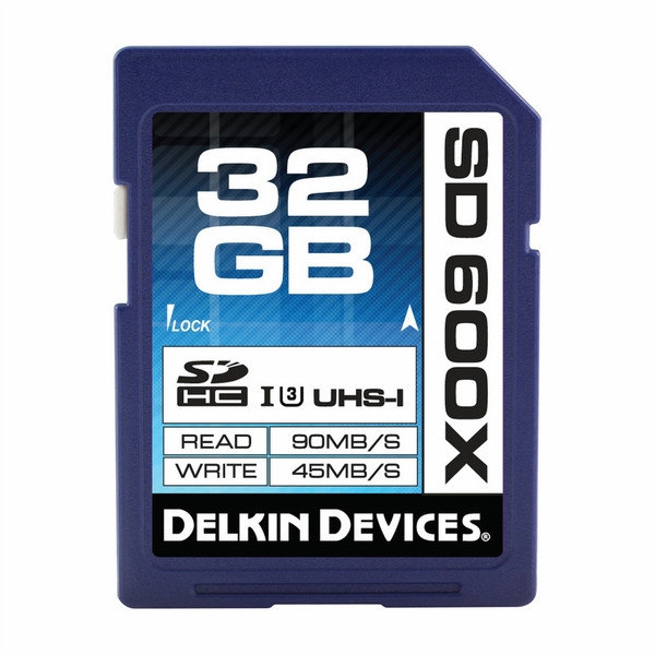 Delkin 32GB UHS-I SDHC 32GB SDHC UHS memory card