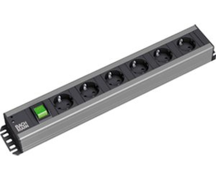 Bachmann 300.003 6AC outlet(s) 2U Black,Grey power distribution unit (PDU)