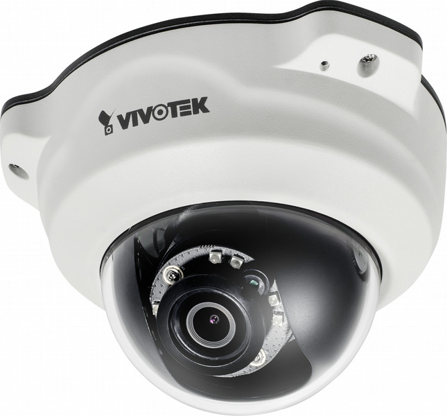VIVOTEK FD8164V-F2 IP security camera Innenraum Kuppel Schwarz, Weiß Sicherheitskamera