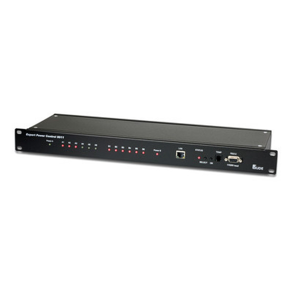 Guede 8011 12AC outlet(s) 1U Black power distribution unit (PDU)