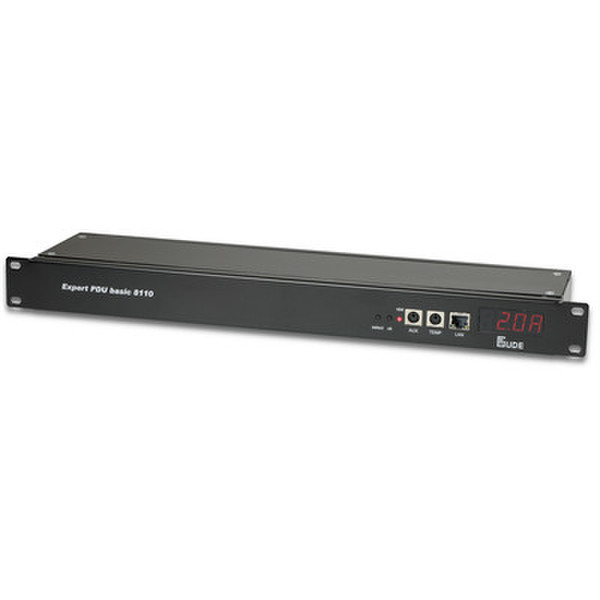 Guede Expert PDU Basic 8110 8AC outlet(s) 1U Black power distribution unit (PDU)