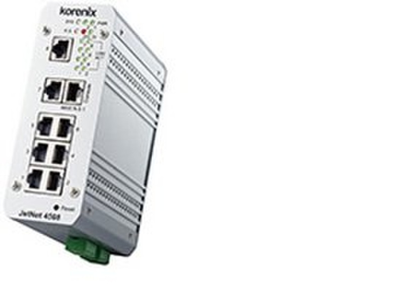 Korenix JetNet 4508 V2 Управляемый L2/L3 Fast Ethernet (10/100) Белый