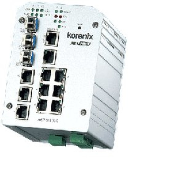 Korenix JetNet 4510 Managed L2/L3 Fast Ethernet (10/100) White