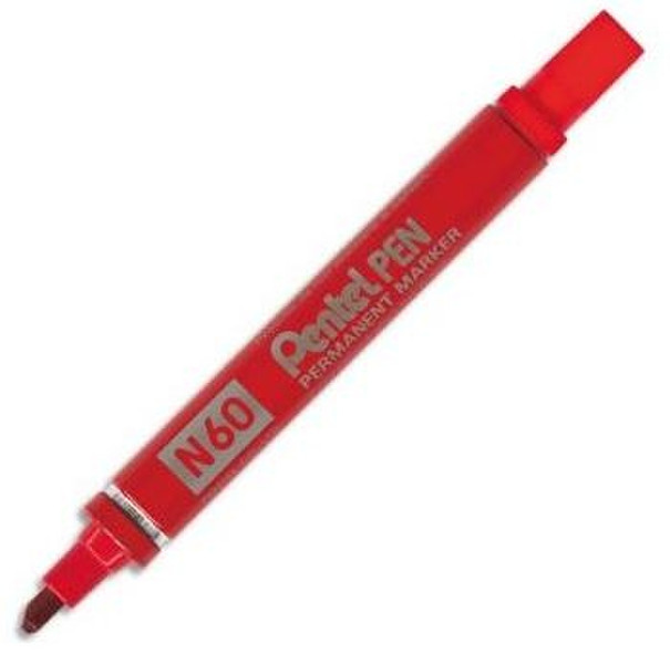 Pentel 117948 Красный 12шт перманентная маркер