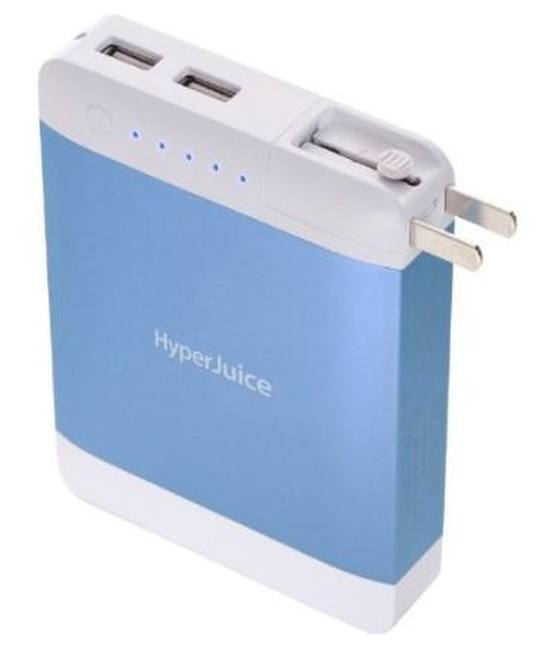 HyperJuice HJ100PLUG-BLUE Lithium-Ion 10400mAh rechargeable battery