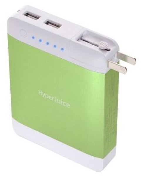 HyperJuice HJ100PLUG-GREEN Lithium-Ion 10400mAh rechargeable battery