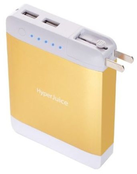 HyperJuice HJ100PLUG-GOLD Lithium-Ion 10400mAh rechargeable battery
