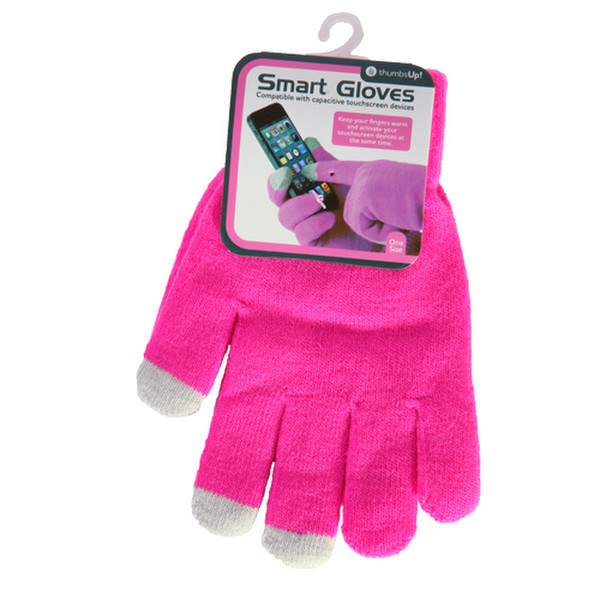 Thumbs Up IGLOVEPNK Pink Acrylic touchscreen gloves