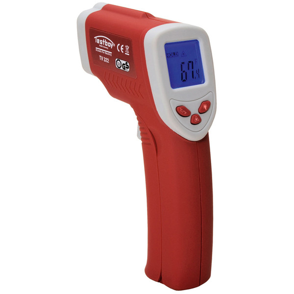 Wentronic TESTBOY TV 322 Indoor Infrared environment thermometer Red