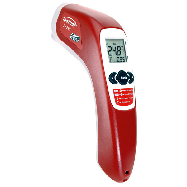 Wentronic TESTBOY TV 325 Infrared environment thermometer Red